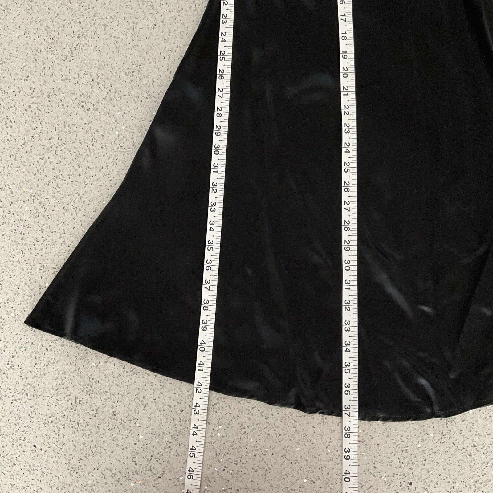 Pissenlit Black Slip Dress Spaghetti Strap L — image 7 of 8